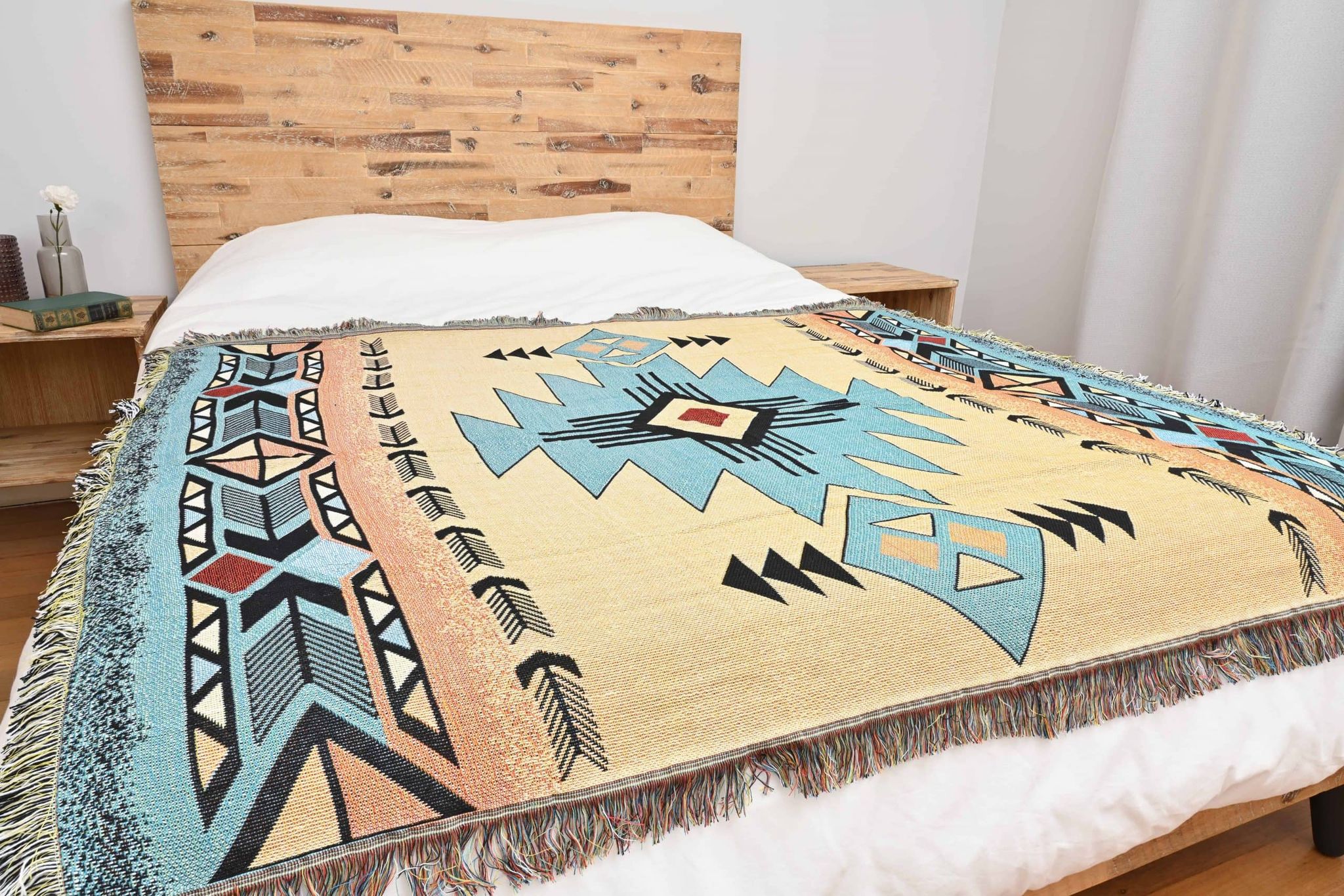 Diamond Peach Throw/Picnic Rug - Image 8