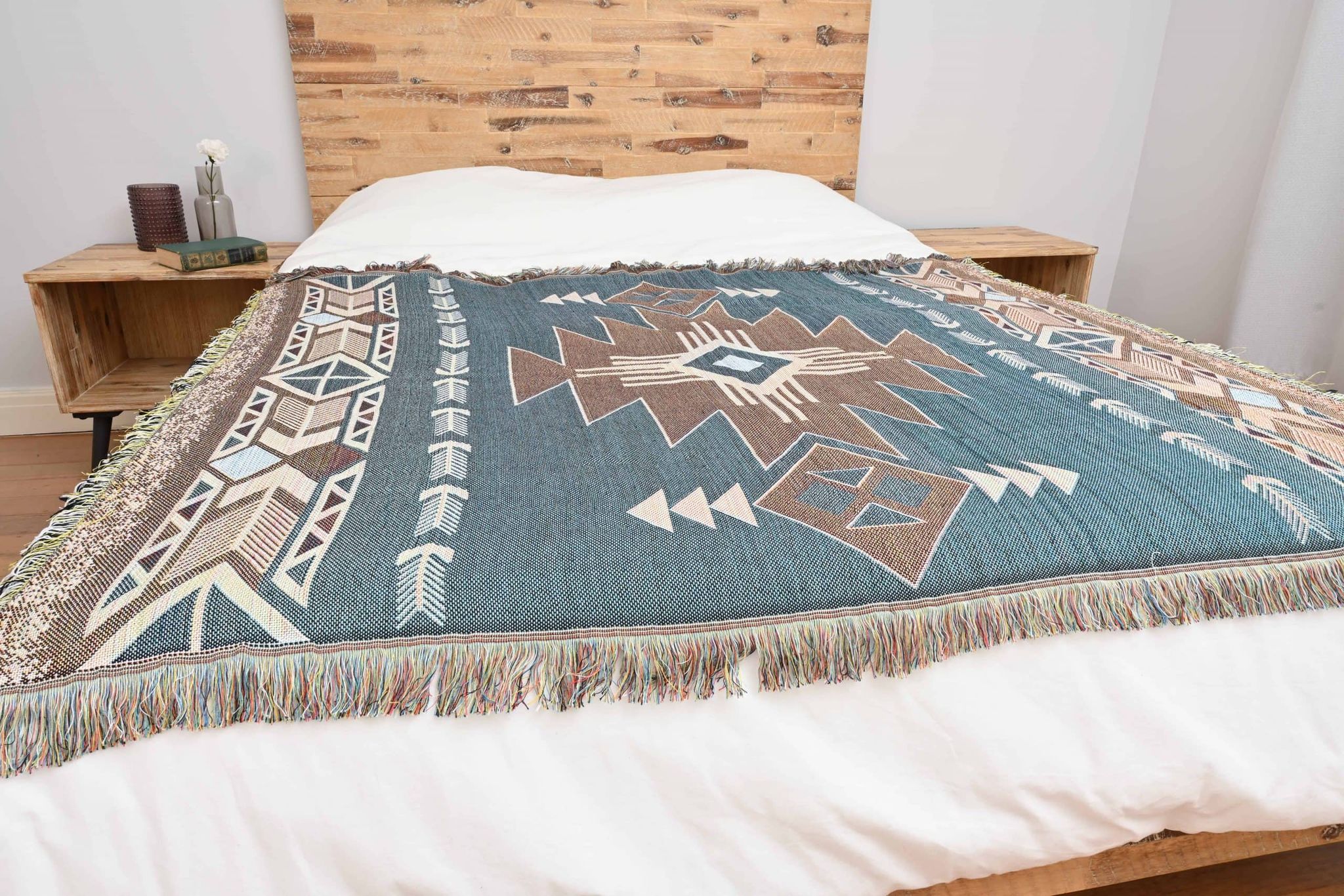 Diamond Peach Throw/Picnic Rug - Image 2