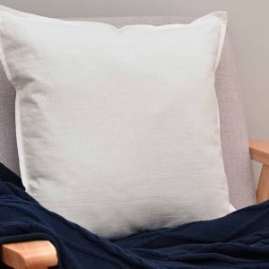 White Linen Cushion