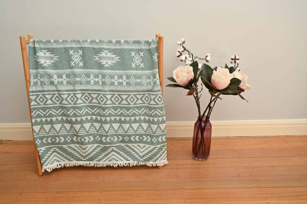 Aztec Green Turkish Towel