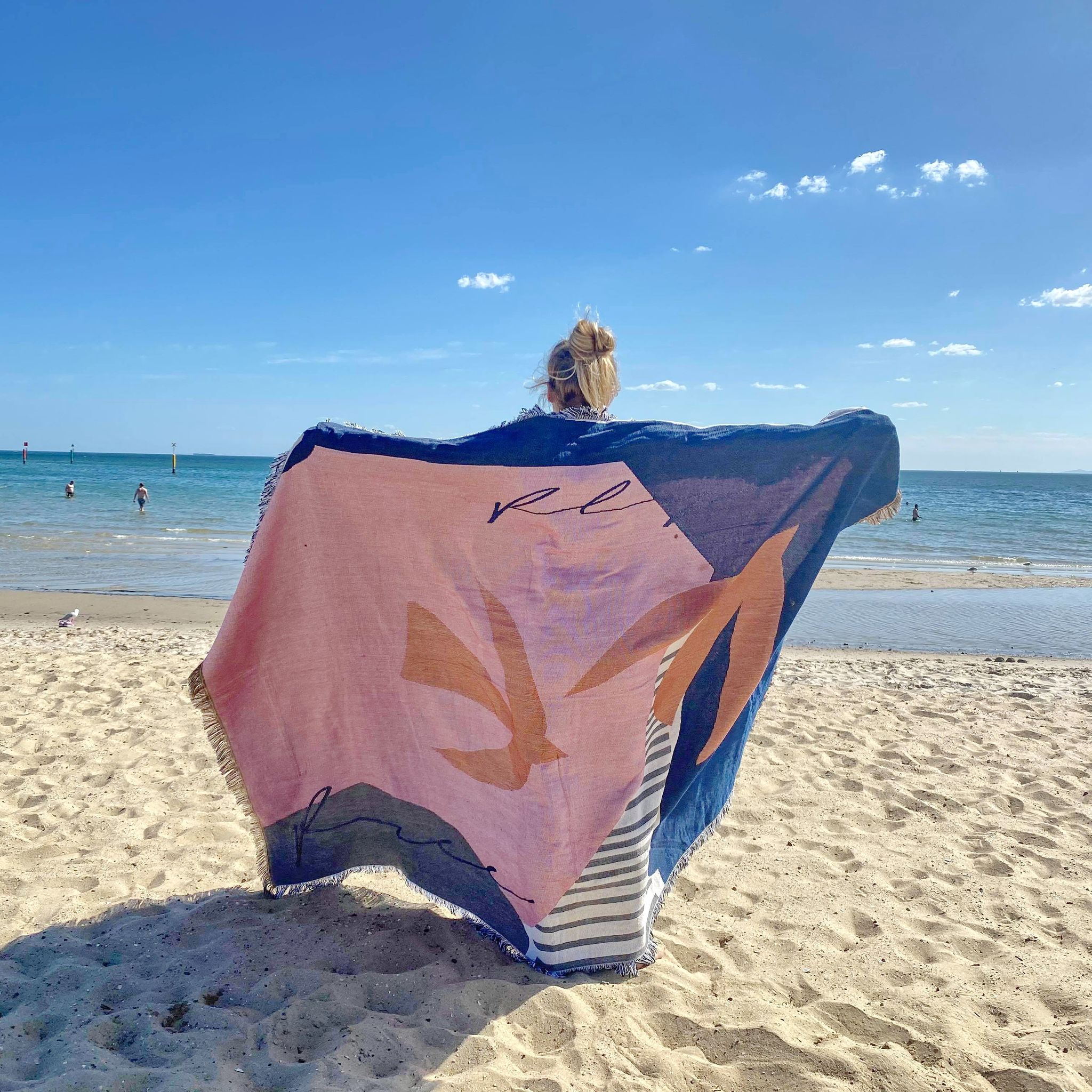 Soaring Geometric Throw/Picnic Rug Large - Image 7