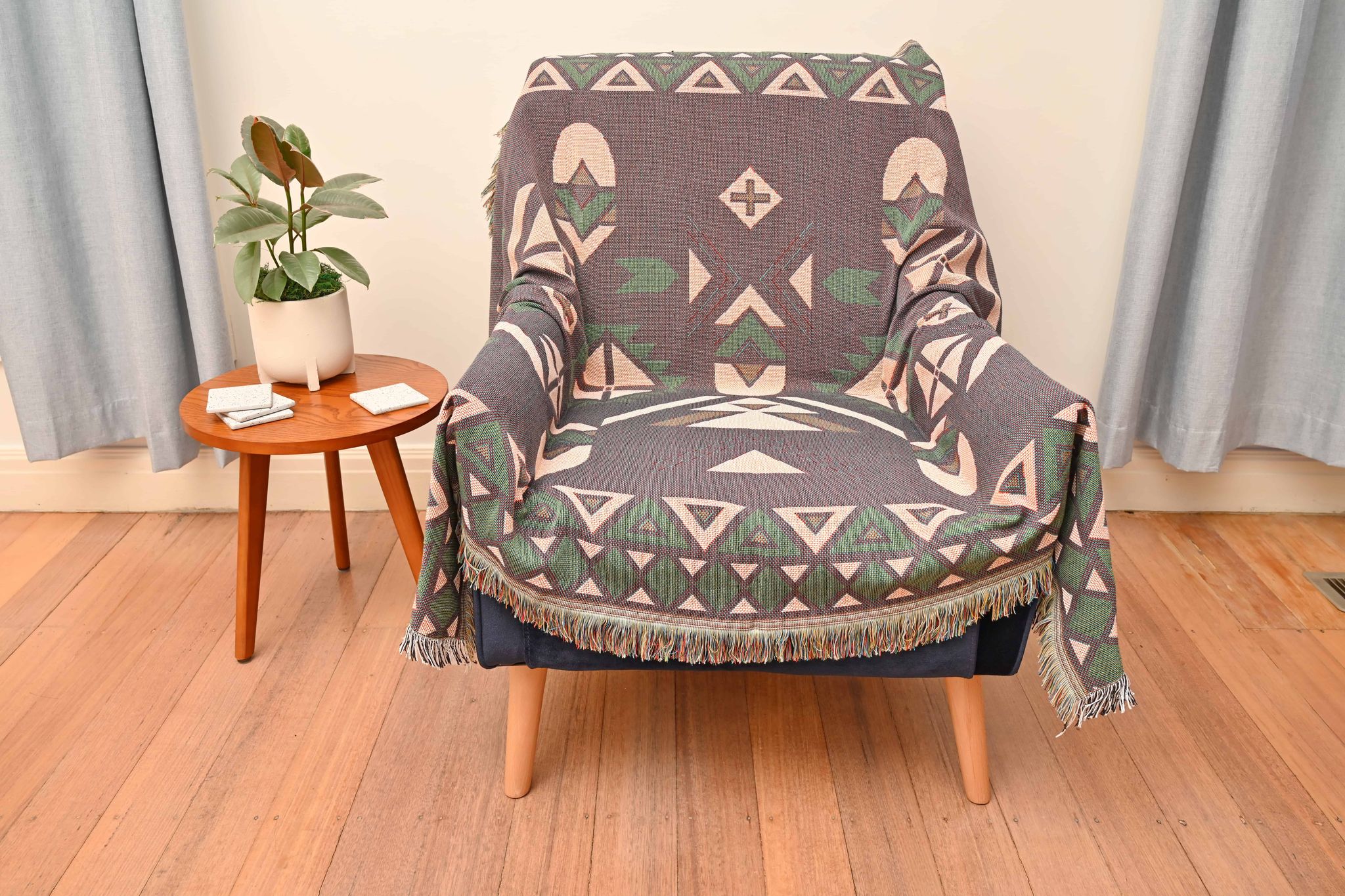 Pastel Aztec Tribal Throw/Picnic Rug Small - Image 7
