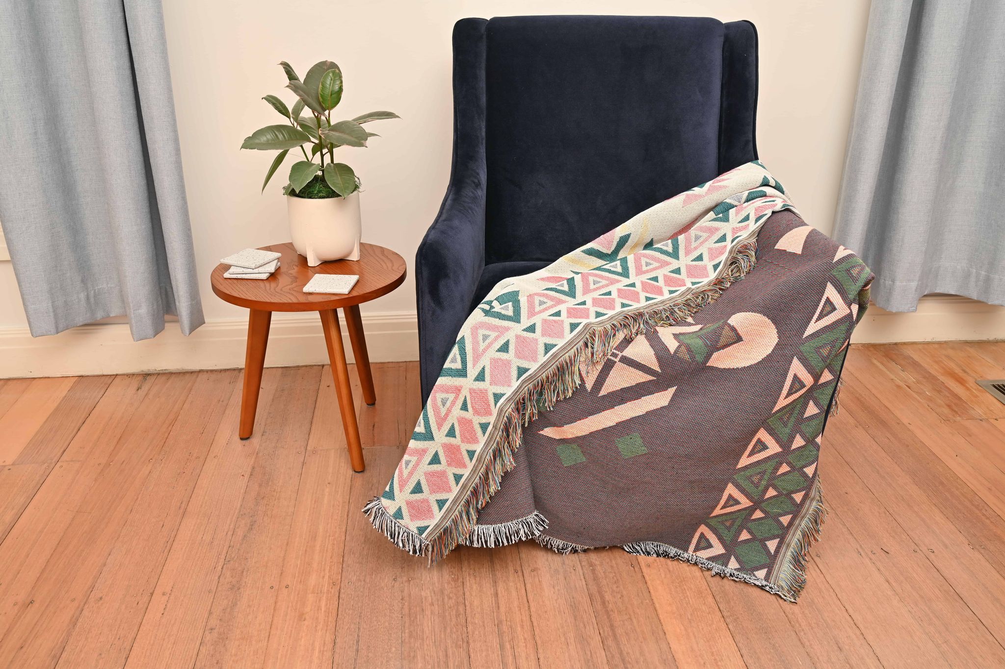 Pastel Aztec Tribal Throw/Picnic Rug Small - Image 6