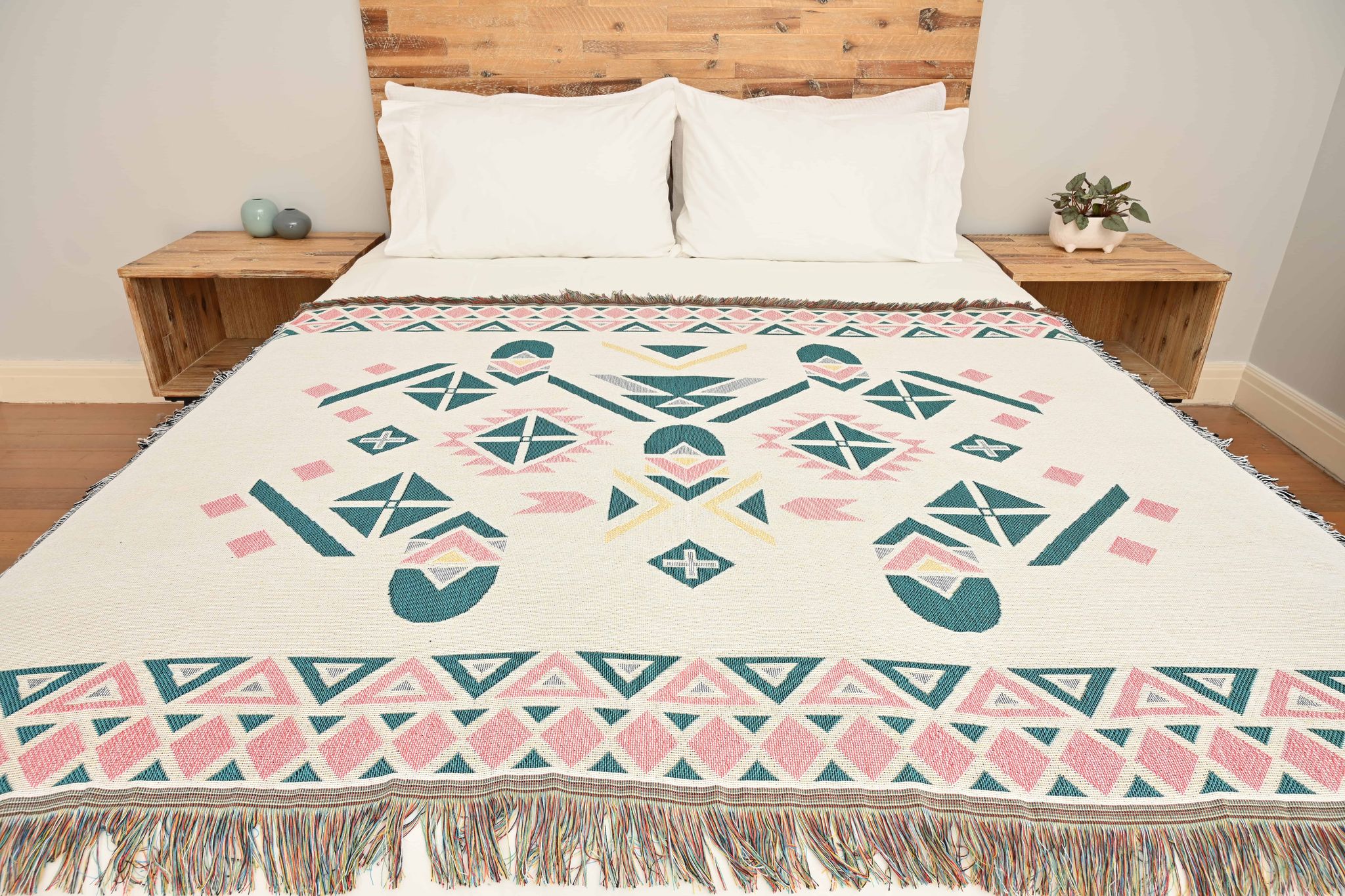 Pastel Aztec Tribal Throw/Picnic Rug Small - Image 12