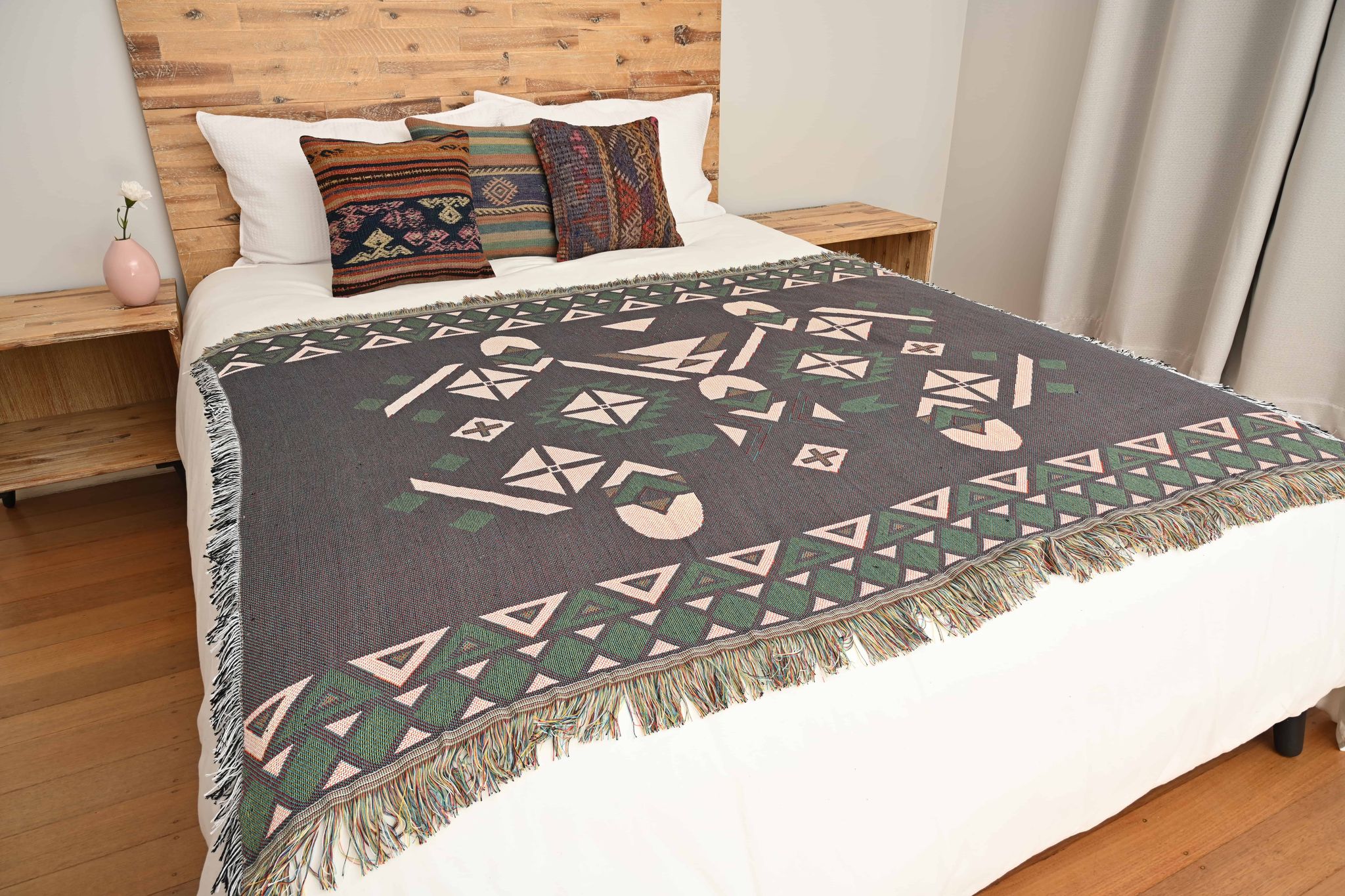 Pastel Aztec Tribal Throw/Picnic Rug Small - Image 14