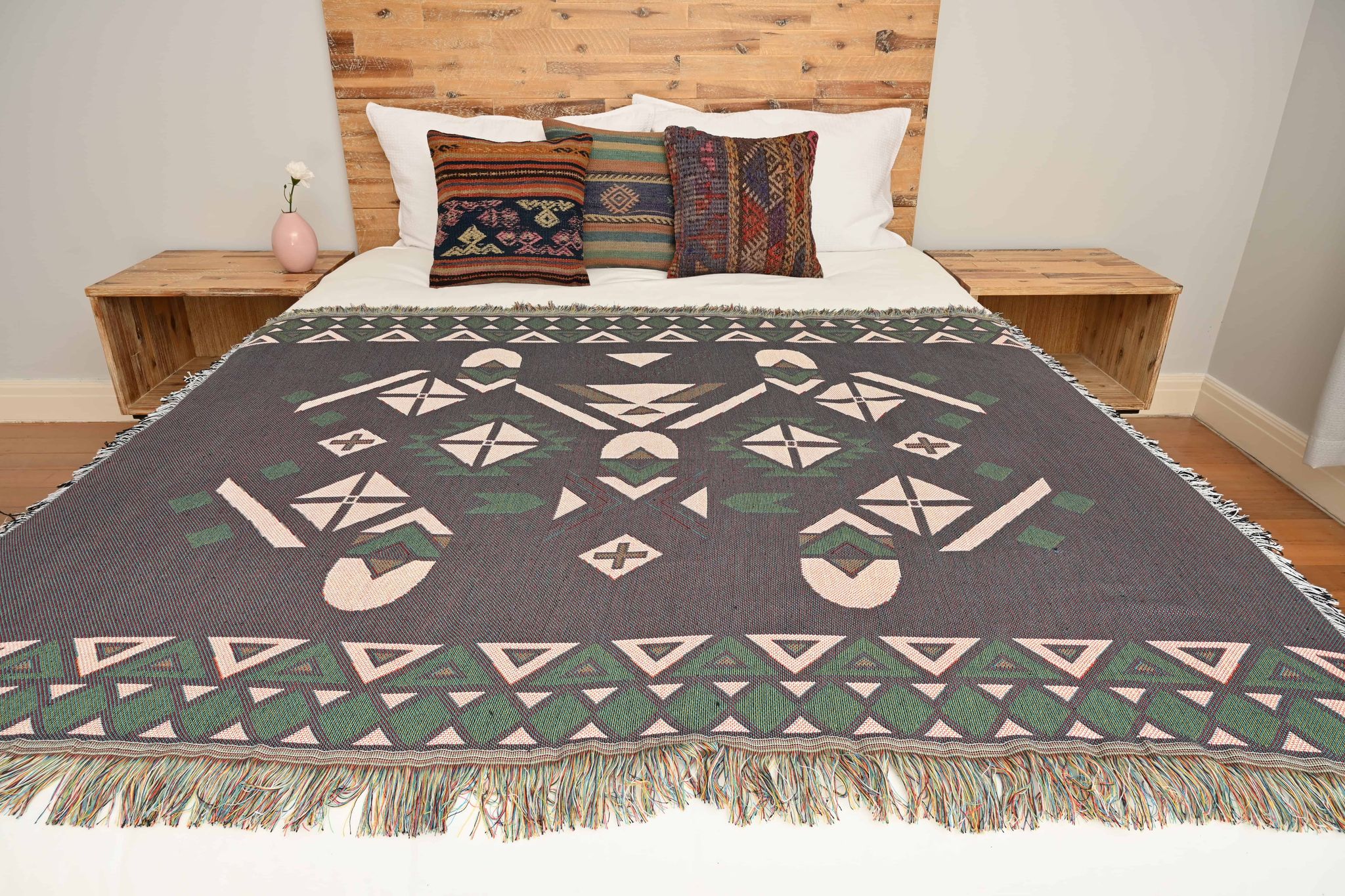 Pastel Aztec Tribal Throw/Picnic Rug Small - Image 16