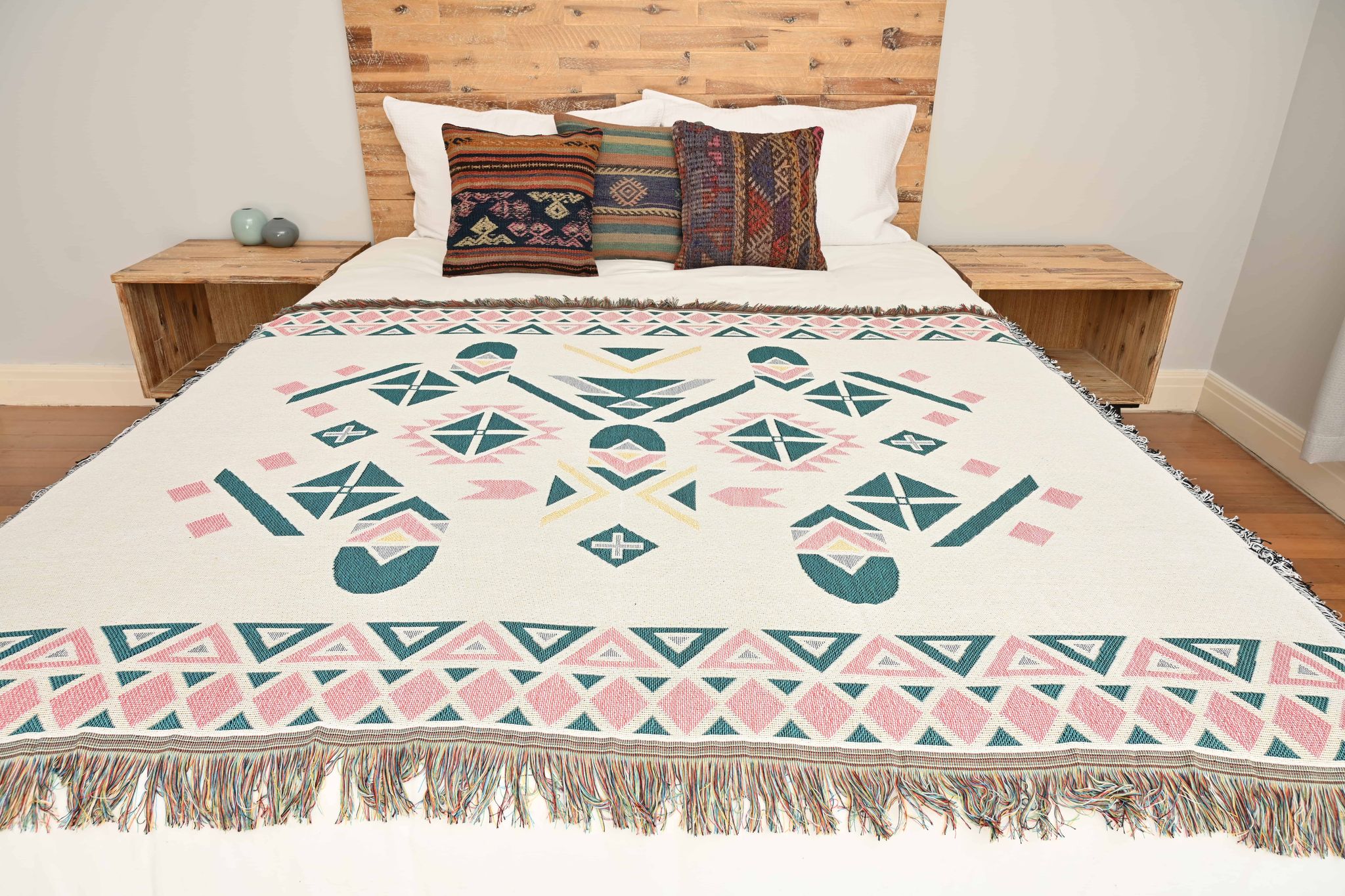 Pastel Aztec Tribal Throw/Picnic Rug Small - Image 15