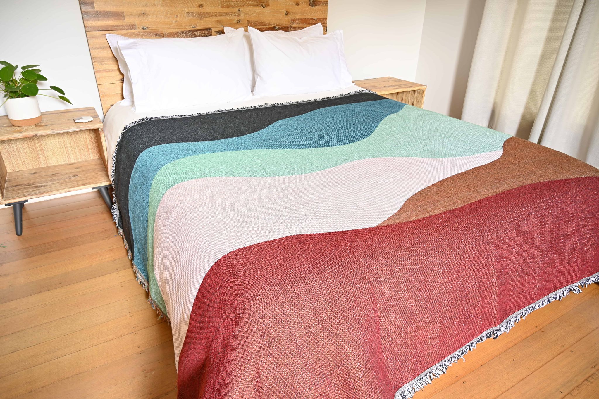 Waves Throw/Picnic Rug Large