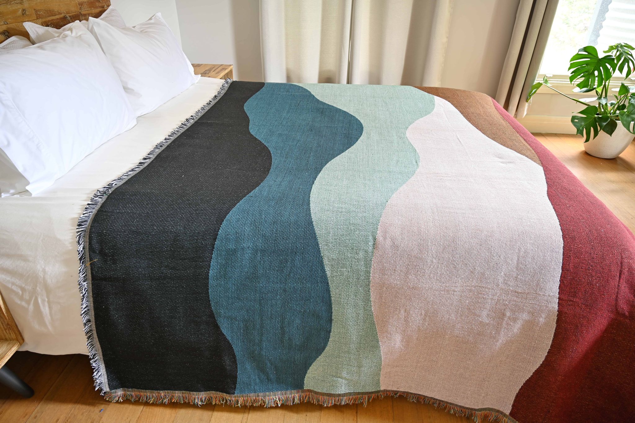 Waves Throw/Picnic Rug Large - Image 4
