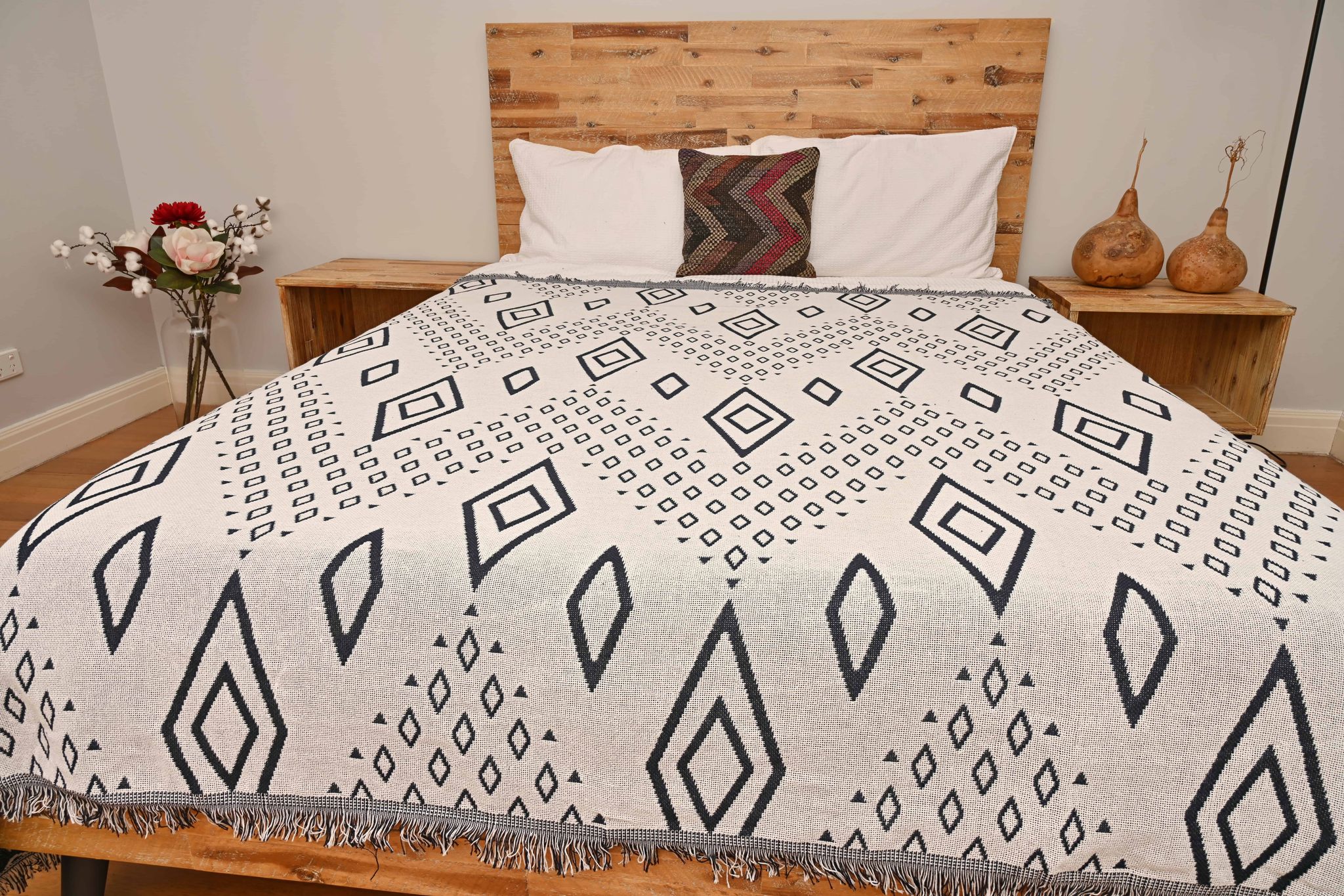 Black Diamond Throw/Picnic Rug Medium Large - Image 6