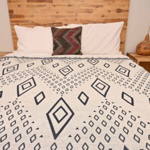 Black Diamond Throw/Picnic Rug Medium Large